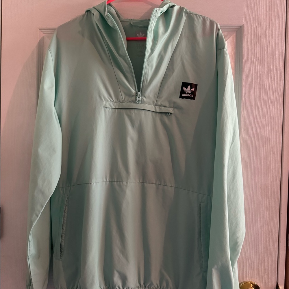 Adidas Mint Green Pullover Jacket - image 2